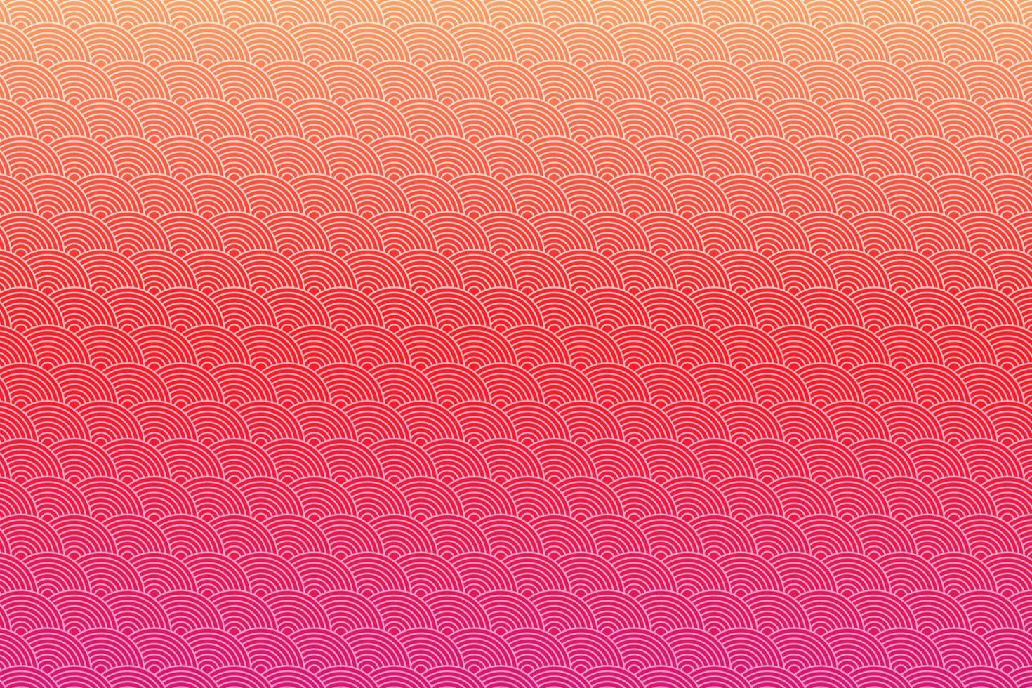 Pattern with geometric elements in pink-gold tones, abstract gradient background vector