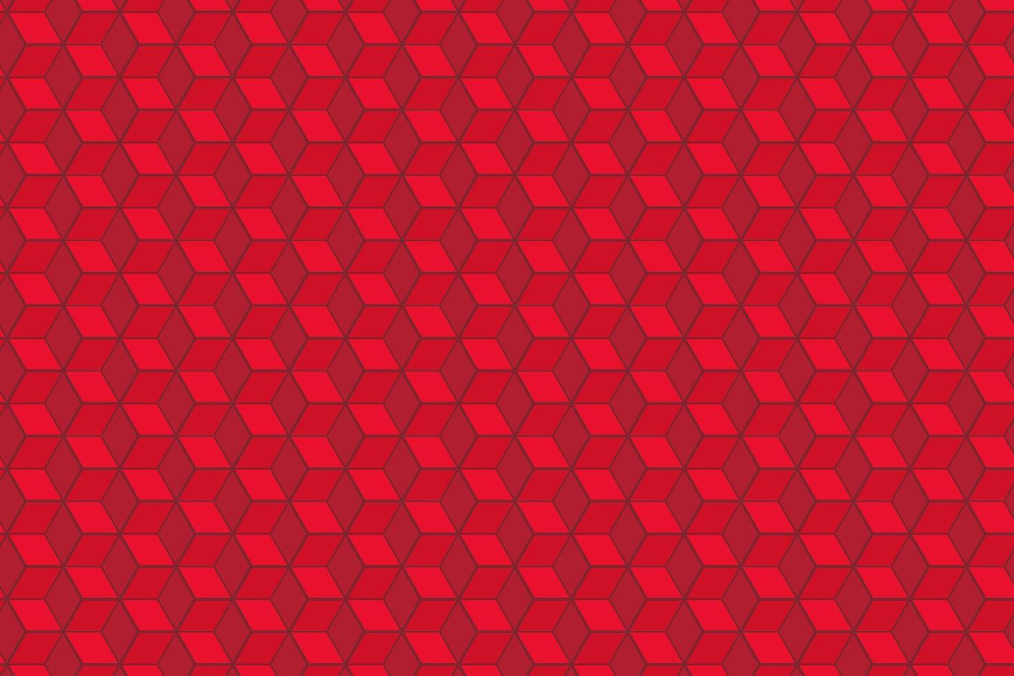patrón con elementos geométricos en tonos rojos fondo degradado abstracto vector