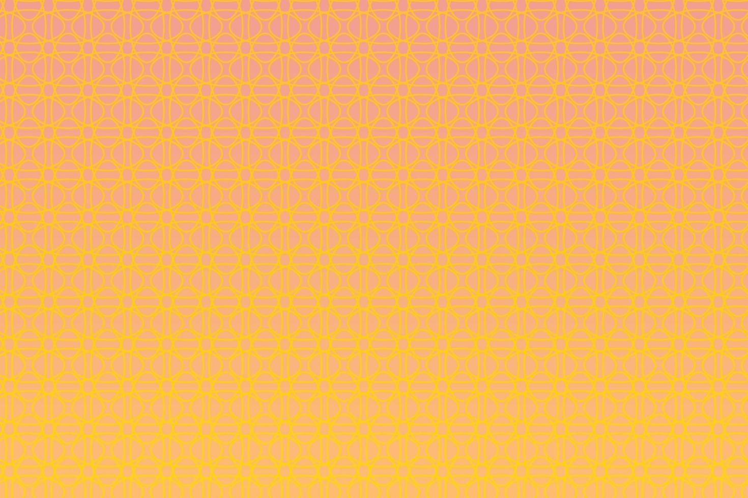 Pattern with geometric elements in golden yellow tones, abstract gradient background. vector