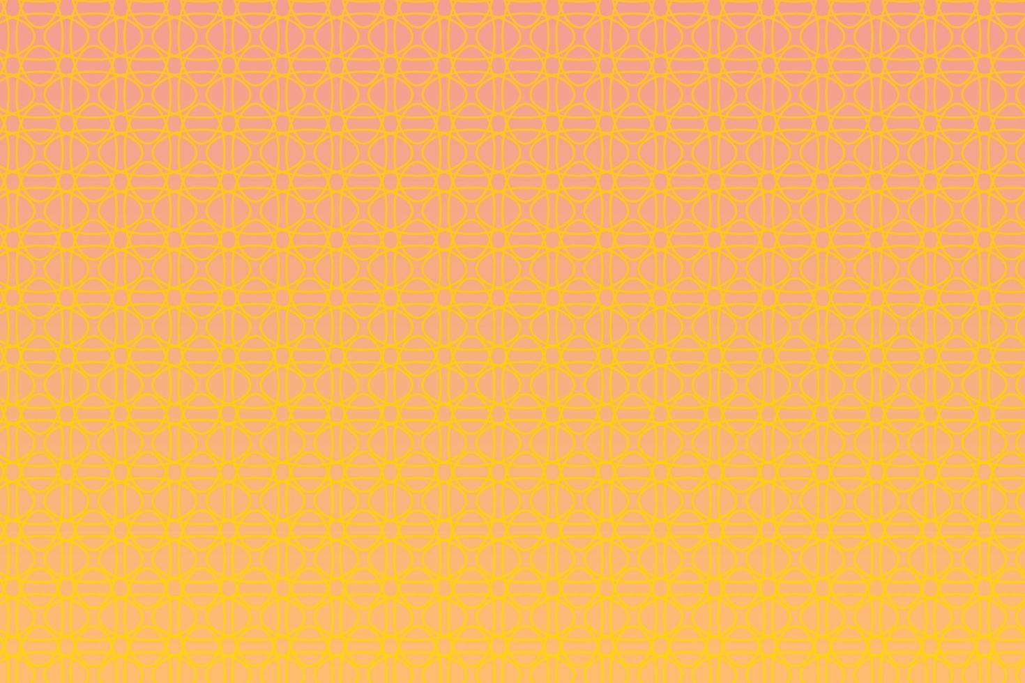 Pattern with geometric elements in golden yellow tones, abstract gradient background. vector