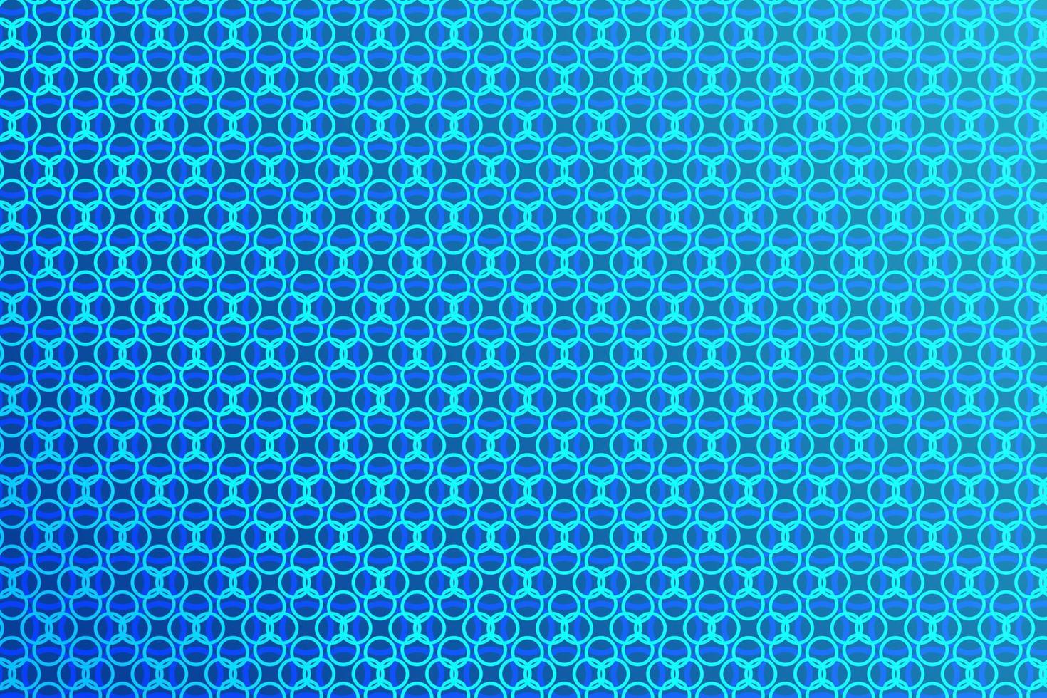 Pattern with geometric elements in blue tones abstract gradient background vector