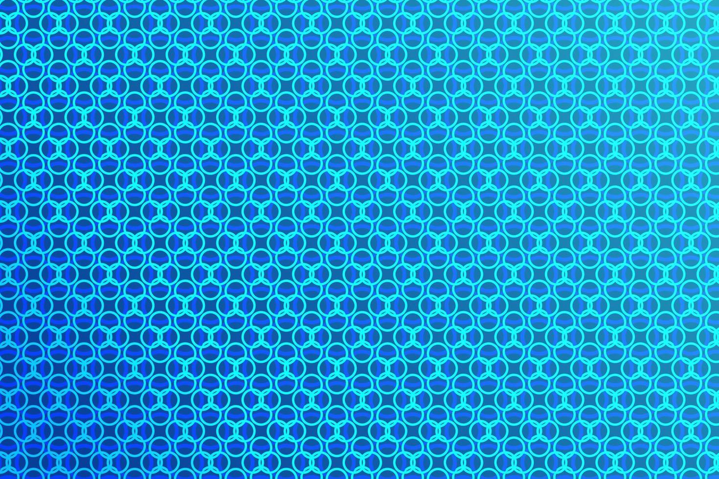 Pattern with geometric elements in blue tones abstract gradient background vector