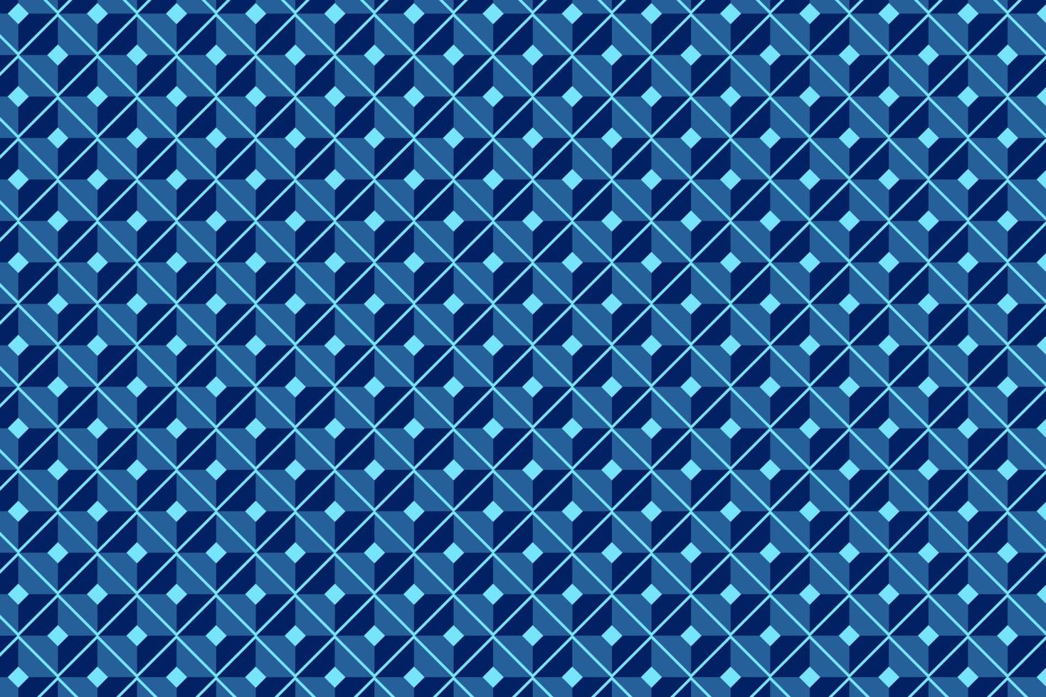 Pattern with geometric elements in blue tones. Abstract gradient background vector