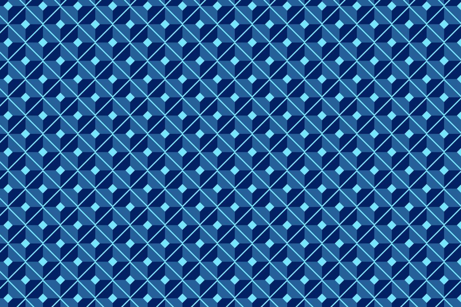 Pattern with geometric elements in blue tones. Abstract gradient background vector