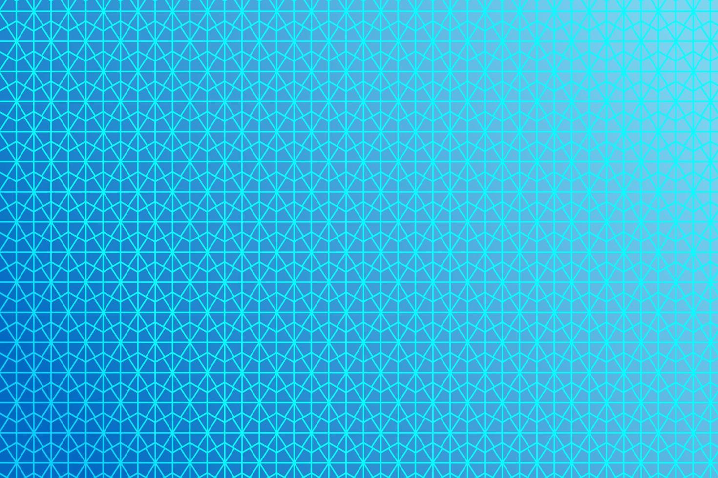Pattern with geometric elements in blue tones abstract gradient background vector