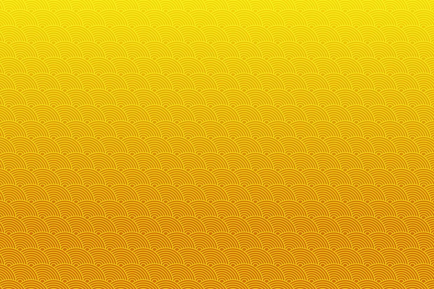 Pattern with geometric elements in golden yellow tones, abstract gradient background. vector