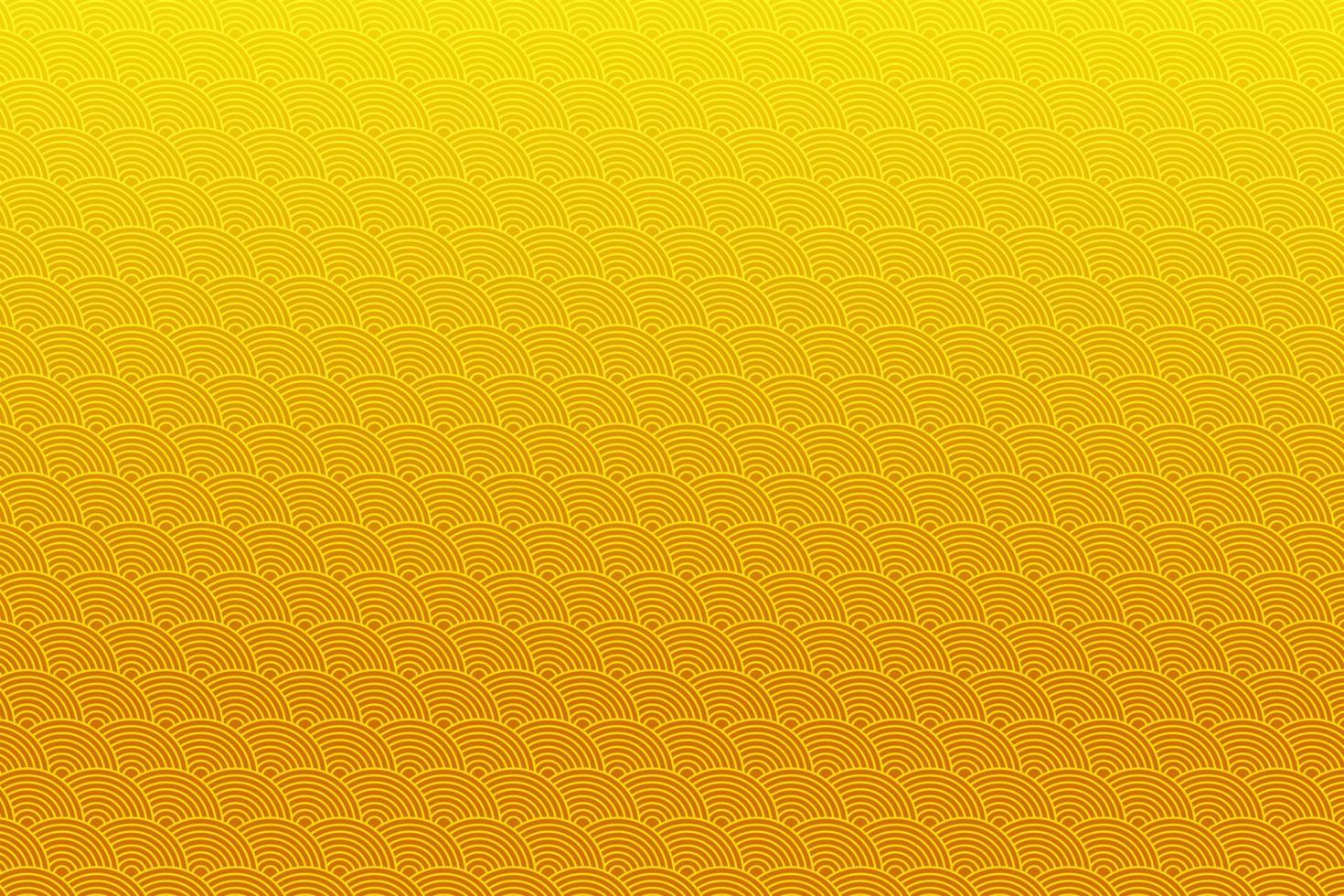 Pattern with geometric elements in golden yellow tones, abstract gradient background. vector