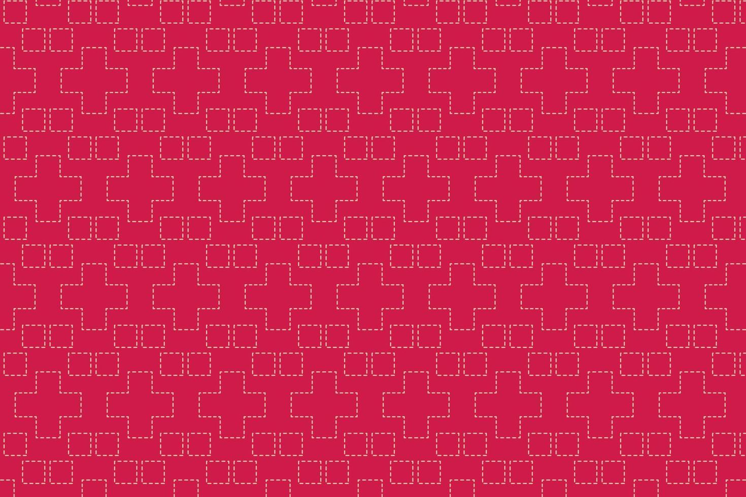 Pattern with geometric elements in red tones abstract background vector