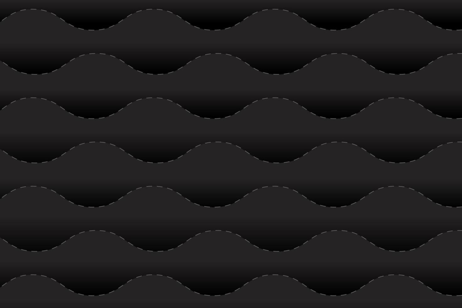 pattern of leather seats in black tones, gradient abstract background for design vector