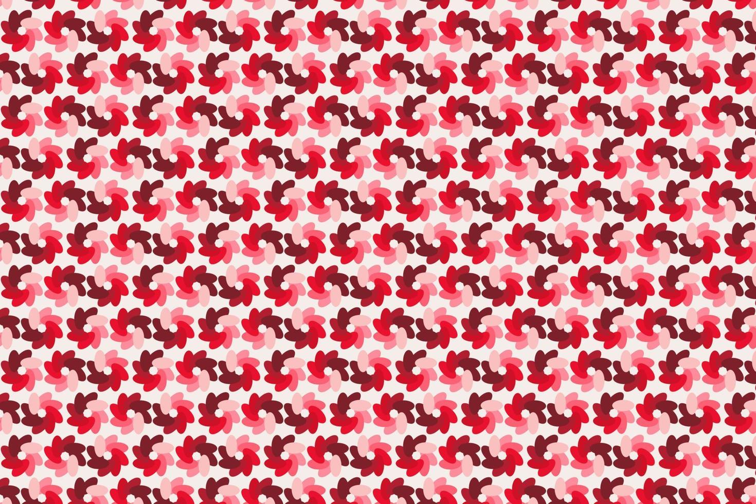 Pattern with geometric elements in red tones gradient abstract background for design vector