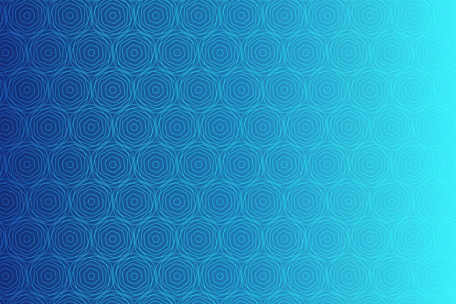 Pattern with geometric elements in blue tones gradient abstract background for design vector