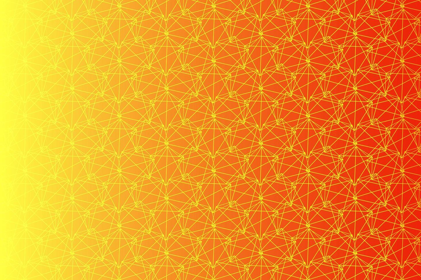 patrón con elementos geométricos en tonos amarillo-naranja degradado de fondo abstracto para el diseño vector