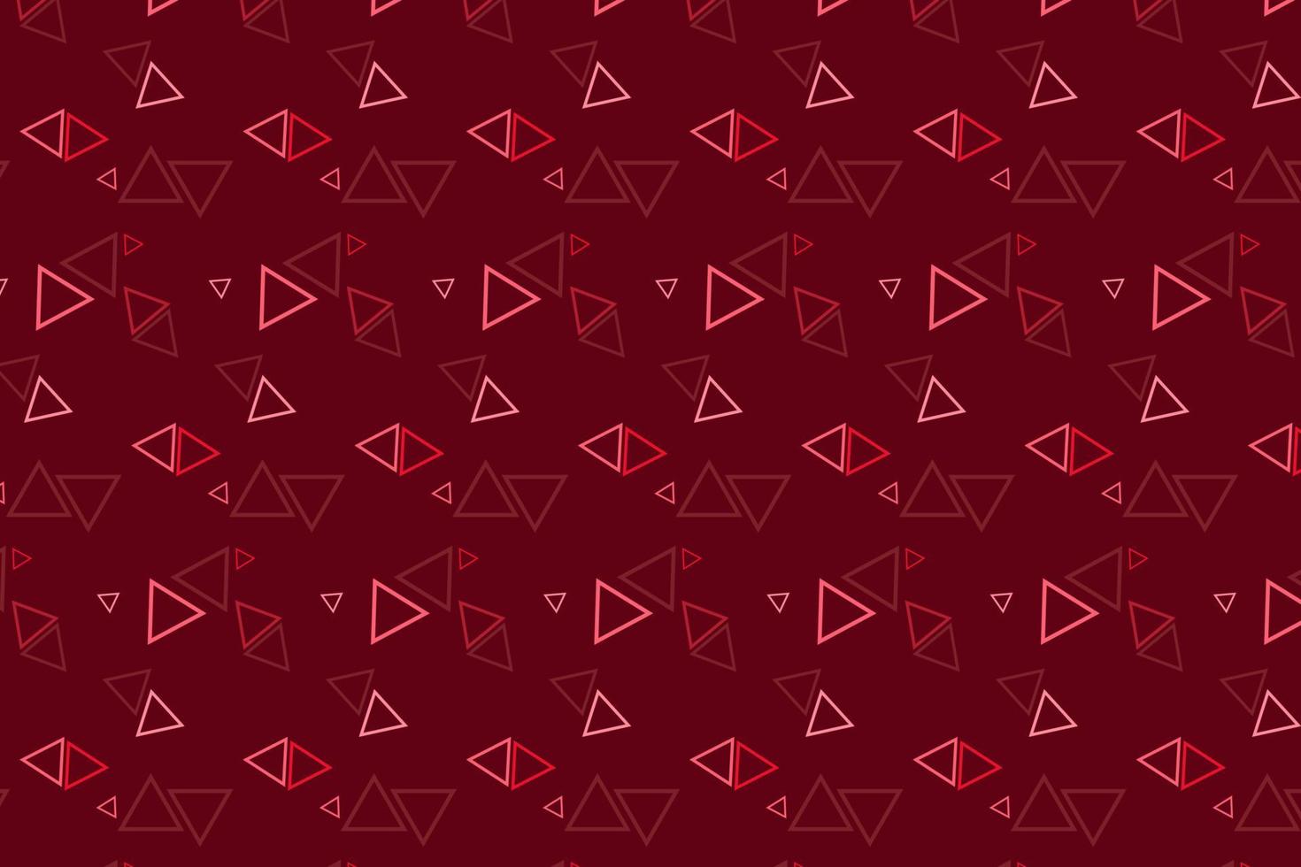 Pattern with geometric elements in red tones gradient abstract background vector