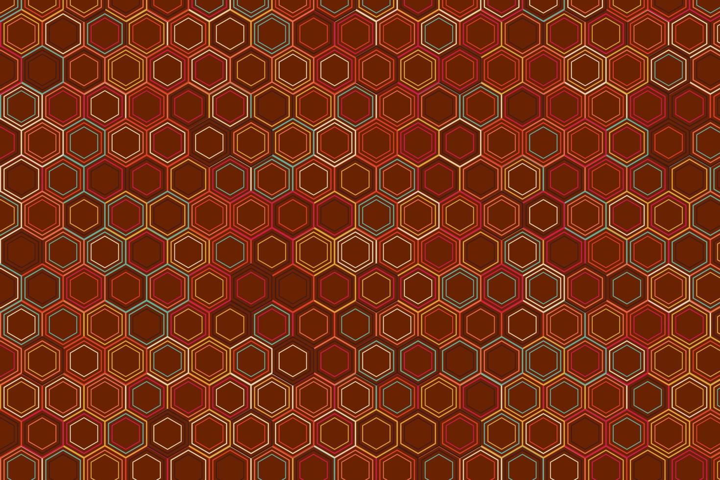 Pattern with geometric elements in retro tones. Gradient abstract background vector