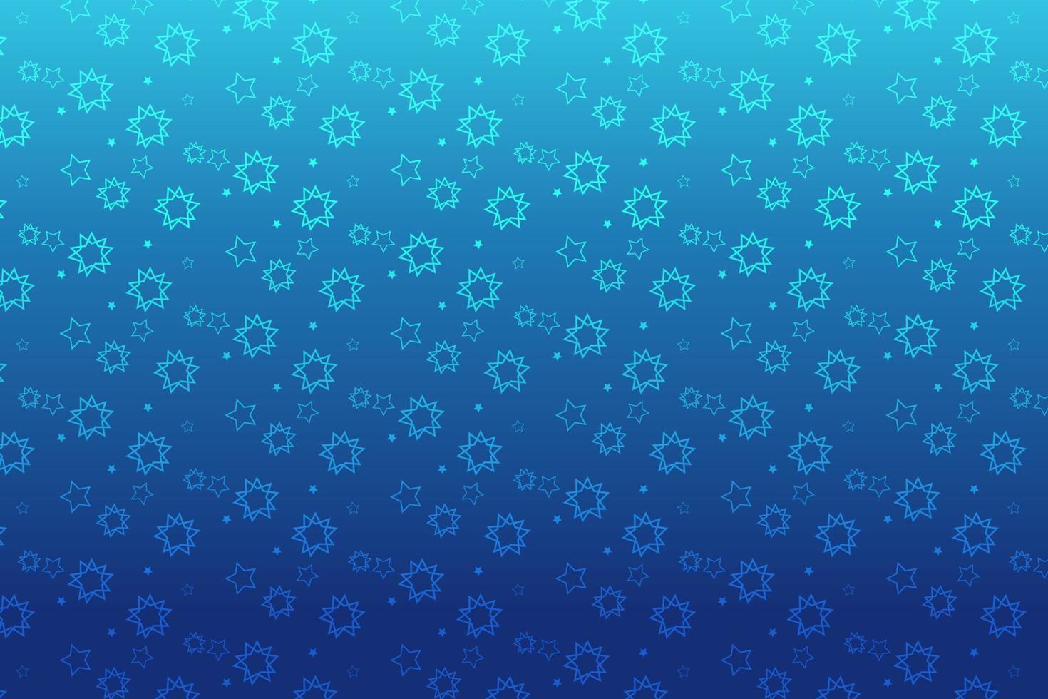Pattern with geometric elements in blue tones gradient abstract background vector