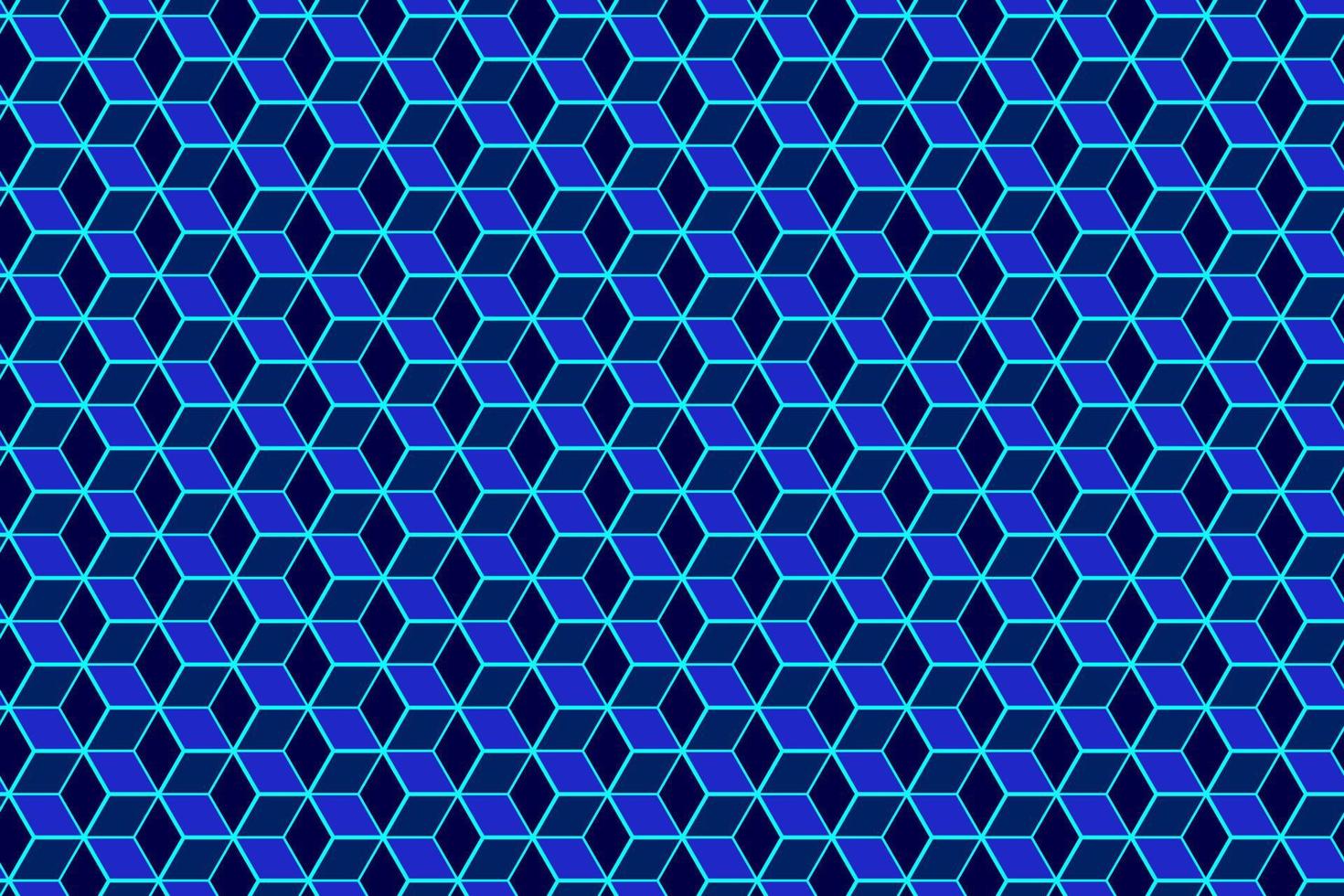 Pattern with geometric elements in blue tones abstract gradient background vector