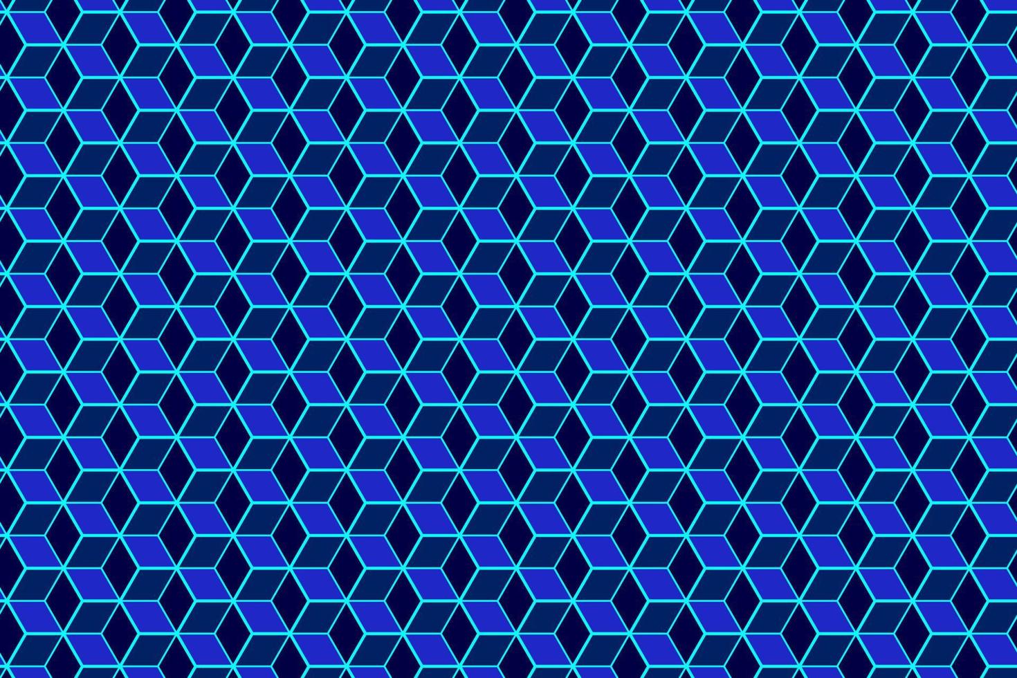 Pattern with geometric elements in blue tones abstract gradient background vector