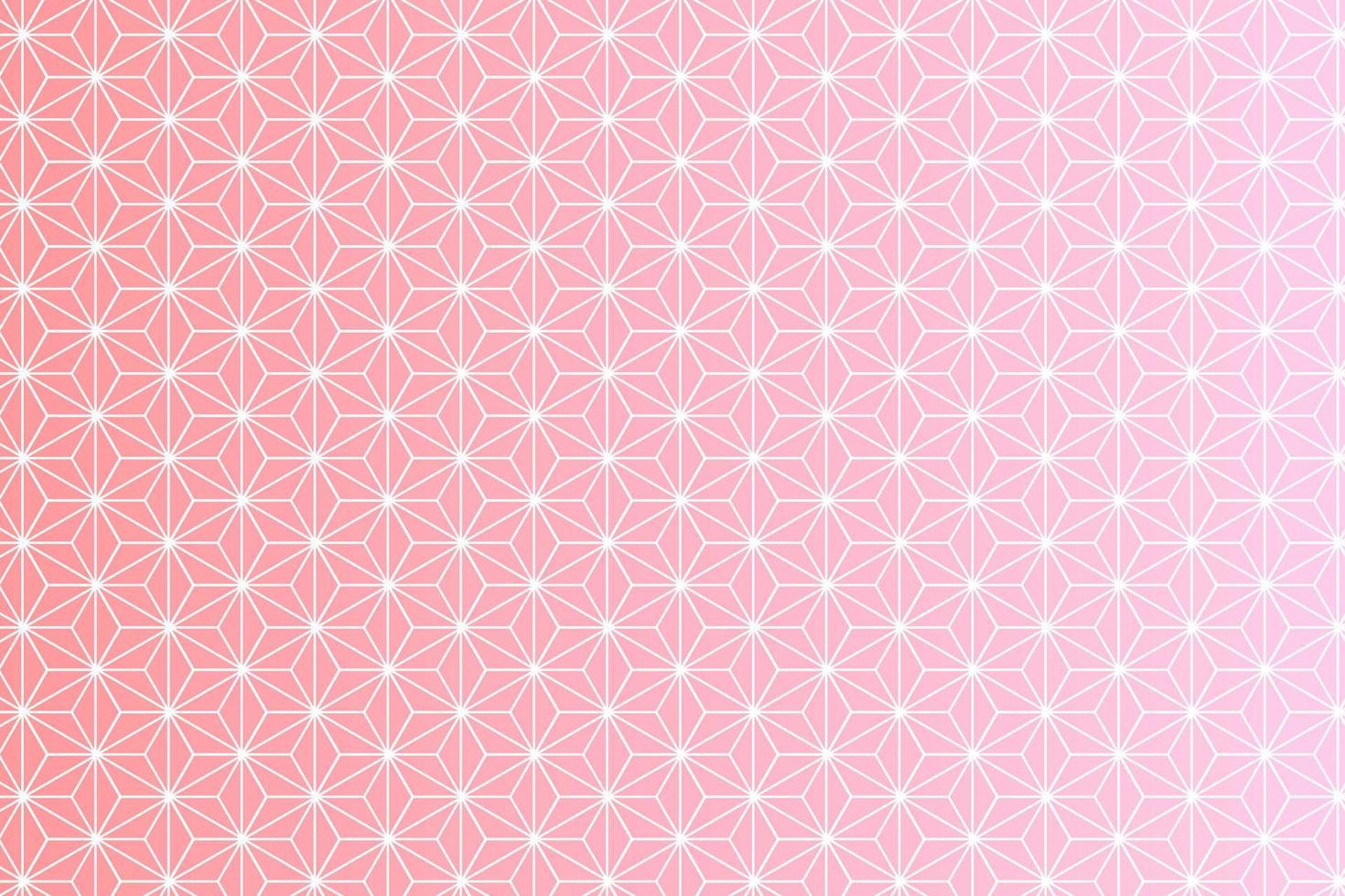 patrón con elementos geométricos en tonos rosa dorado, fondo degradado abstracto vector
