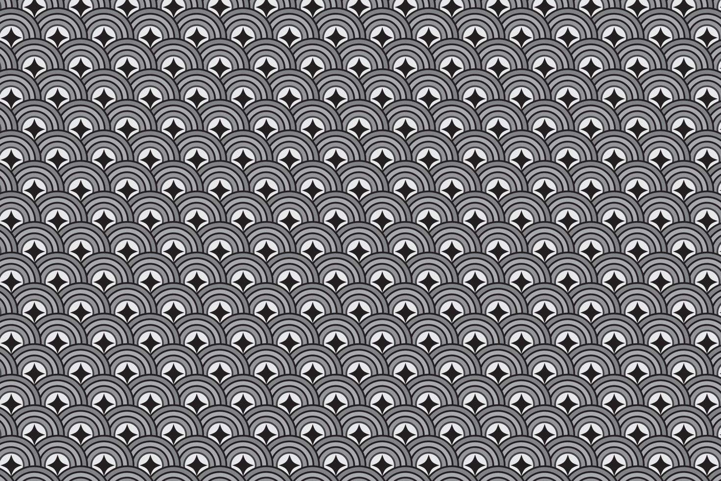 Pattern with geometric elements in gray-black tones. abstract background vector