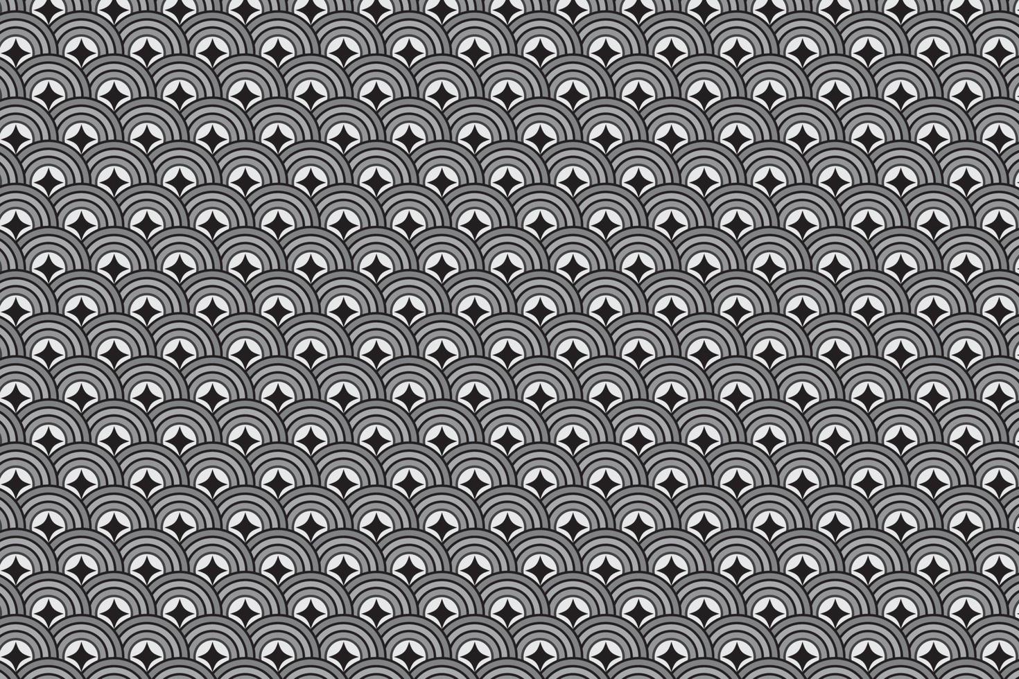 sin fisuras con elementos geométricos en tonos gris-negro. fondo abstracto vector