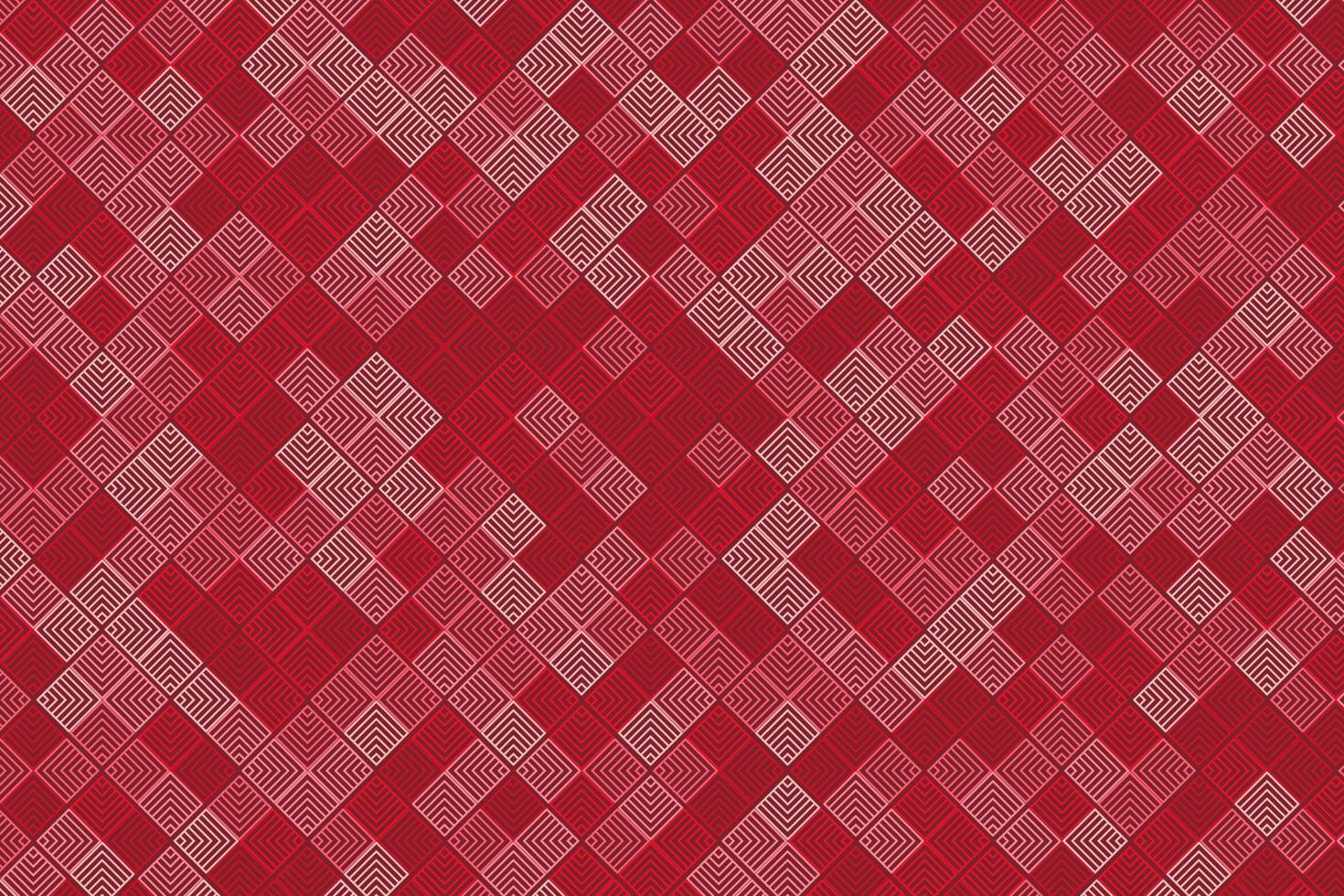 Pattern with geometric elements in red tones abstract gradient background vector