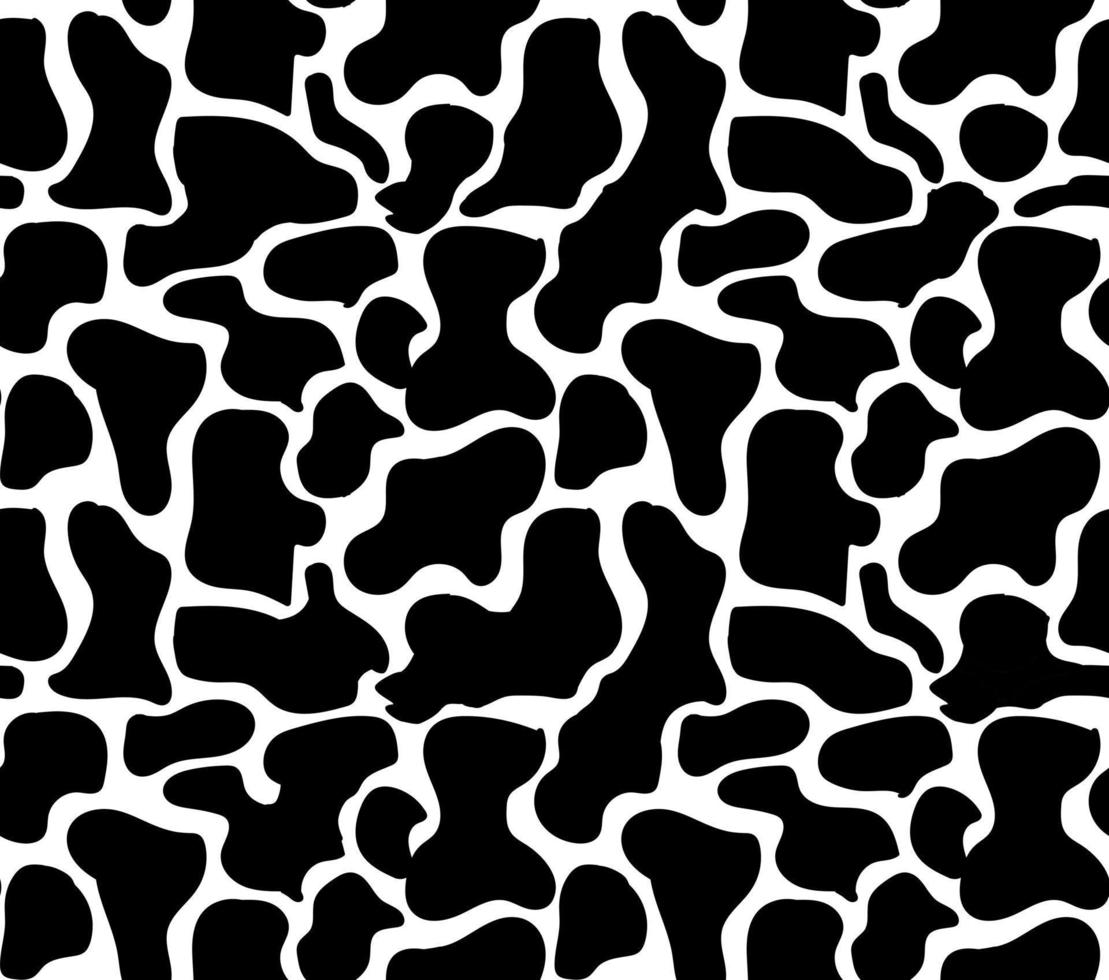 eamless abstract cow pattern vector