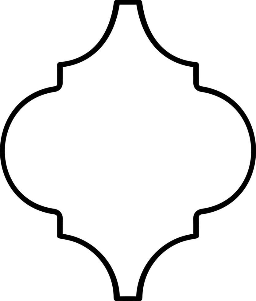 Frames for decoration in oriental style. vector
