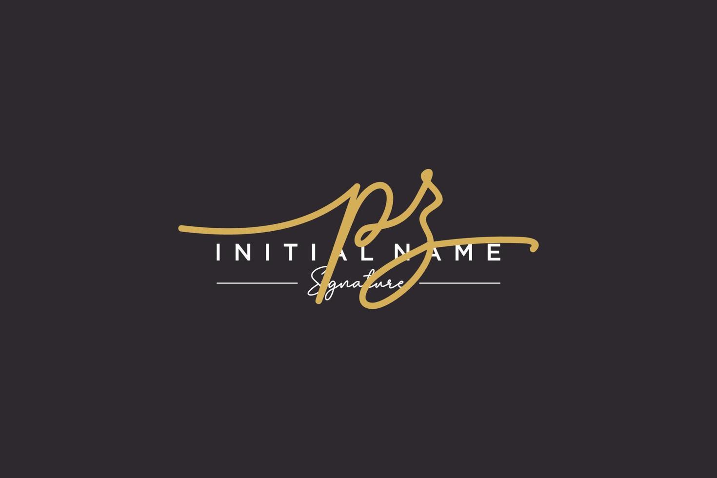 Initial PZ signature logo template vector. Hand drawn Calligraphy lettering Vector illustration.