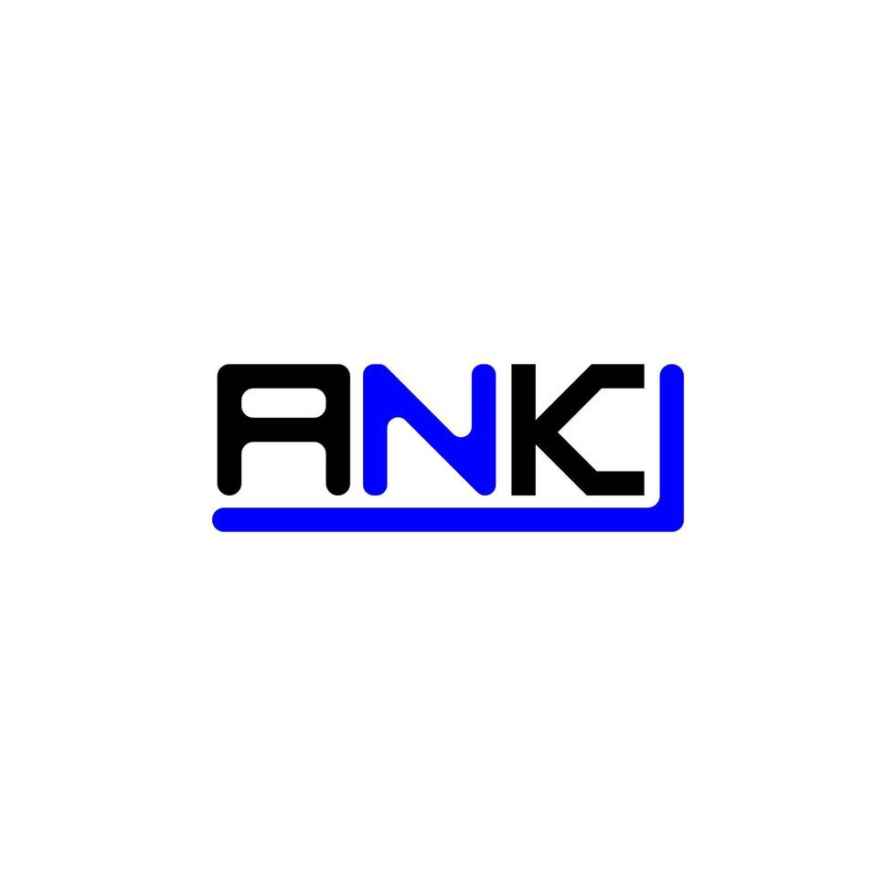 Diseño creativo del logotipo de la letra amk con gráfico vectorial, logotipo simple y moderno de amk. vector