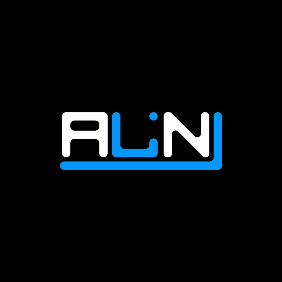 diseño creativo del logotipo de la letra aln con gráfico vectorial, logotipo simple y moderno aln. vector