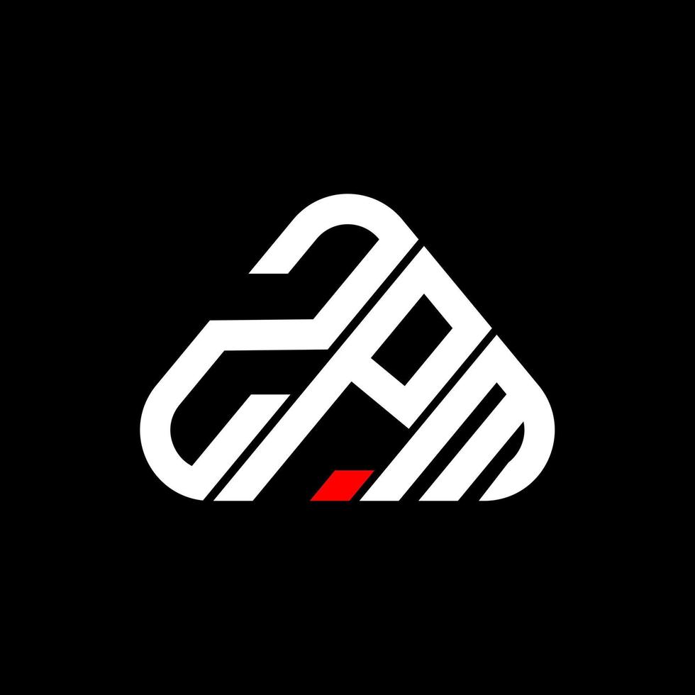 ZPM letter logo creative design with vector graphic, ZPM simple and modern logo.