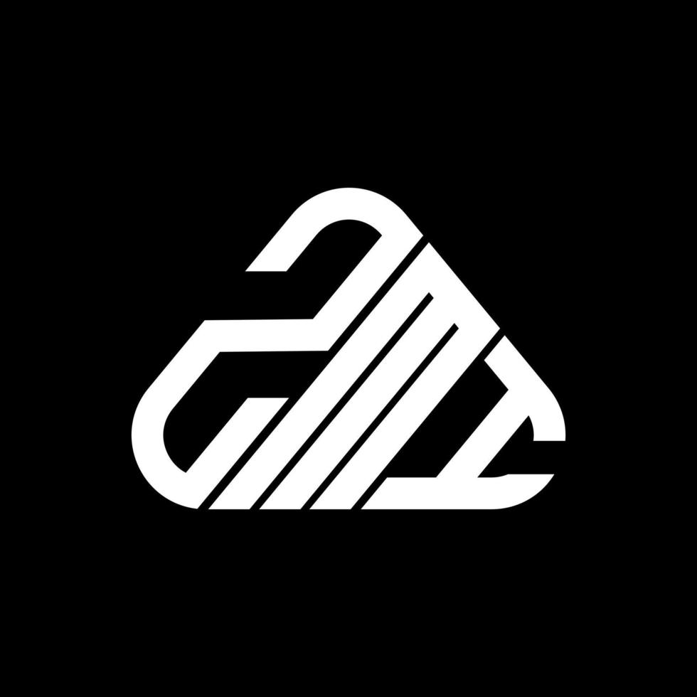 Diseño creativo del logotipo de la letra zmi con gráfico vectorial, logotipo simple y moderno de zmi. vector