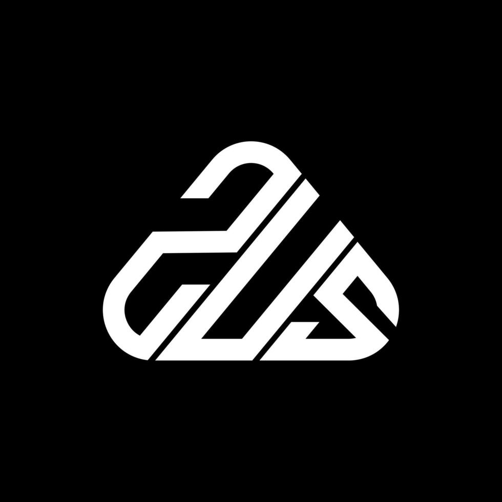 Diseño creativo del logotipo de la letra zus con gráfico vectorial, logotipo simple y moderno de zus. vector