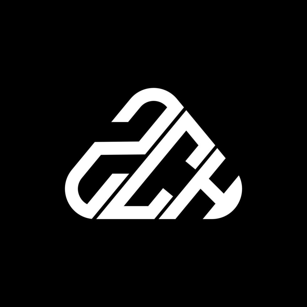 diseño creativo del logotipo de la letra zch con gráfico vectorial, logotipo simple y moderno de zch. vector
