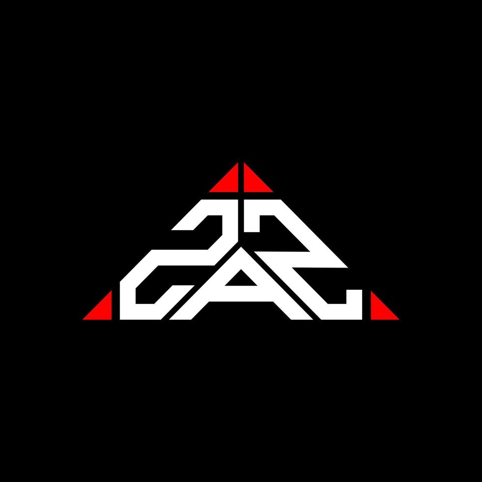 ZAZ letter logo creative design with vector graphic, ZAZ simple and modern logo.