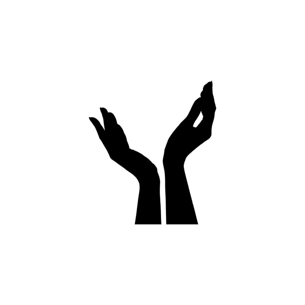 icono de manos aplaudiendo. símbolo de fondo de cartel de felicitación de estilo simple. elemento de diseño del logotipo de la marca de manos aplaudiendo. impresión de camisetas con las manos aplaudiendo. vector para pegatina.