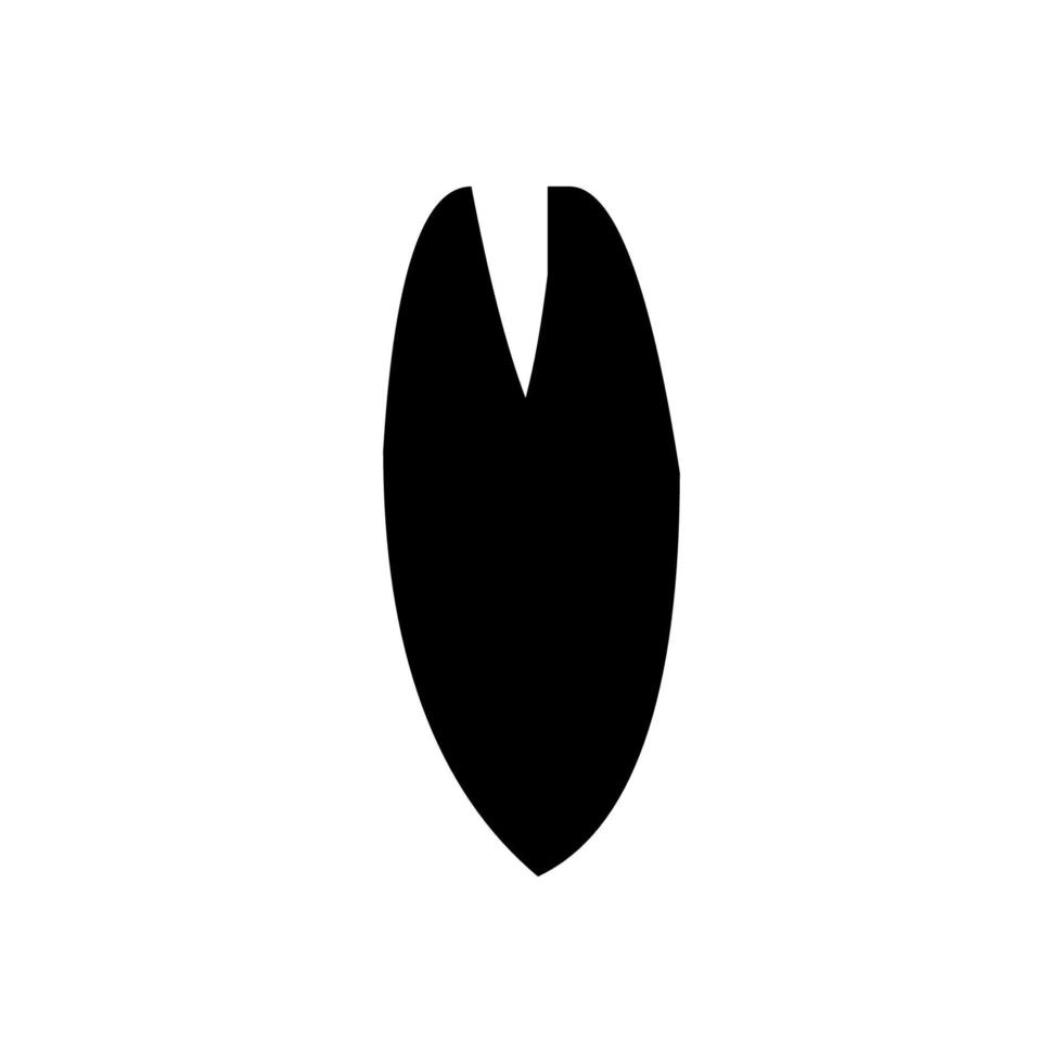 icono de pata de gacela. símbolo de fondo de cartel de asociación de bienestar animal de estilo simple. elemento de diseño del logotipo de la marca de pata de gacela. impresión de camiseta de pata de gacela. vector para pegatina.