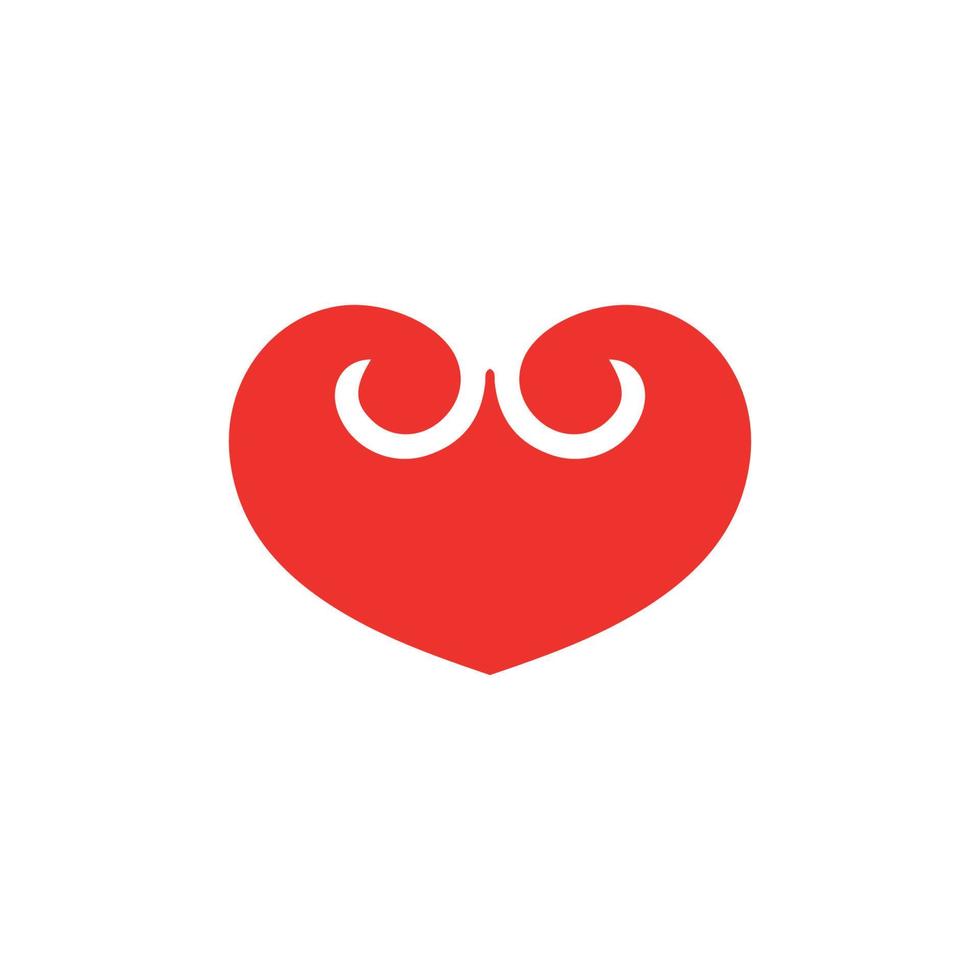 icono del corazón símbolo de fondo de cartel de gran venta de tienda de regalos de estilo simple. elemento de diseño del logo de la marca del corazón. impresión de camisetas de corazón. vector para pegatina.