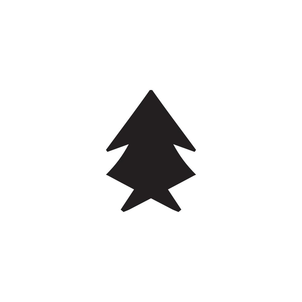 Tree icon. Simple style Global Warming poster background symbol. Tree brand logo design element. Tree t-shirt printing. Vector for sticker.