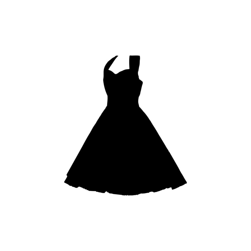 Woman dress icon. Simple style wedding dress rent poster background ...