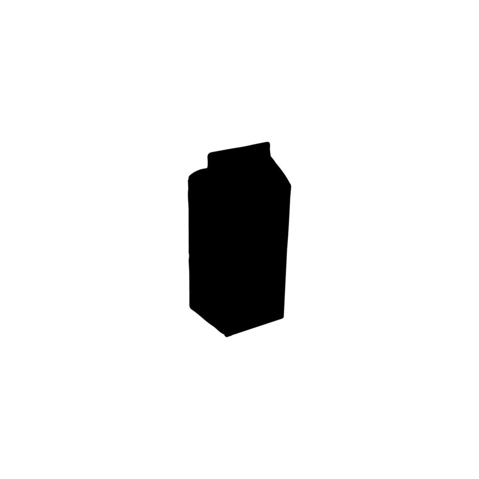 Carton milk pack icon. Simple style milk products big sale poster background symbol. Carton milk pack brand logo design element. Carton milk pack t-shirt printing. vector for sticker.