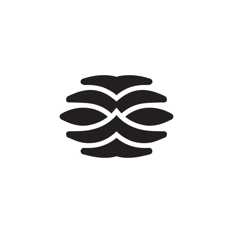 Maya mask icon. Simple style tribal Aztec theme poster background symbol. Maya mask brand logo design element. Maya mask t-shirt printing. Vector for sticker.