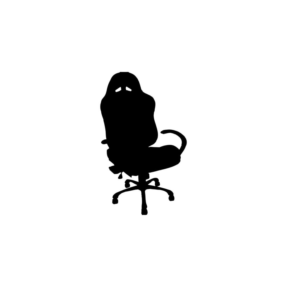 icono de la silla. símbolo de fondo de cartel de gran venta de empresa de muebles de estilo simple. elemento de diseño del logotipo de la marca de la silla. impresión de camiseta de silla. vector para pegatina.