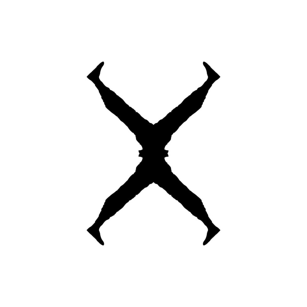 icono de icono x. símbolo de fondo de cartel de gran venta de estilo simple. quitar botón. elemento de diseño del logotipo de la marca x. x impresión de camisetas. vector para pegatina.