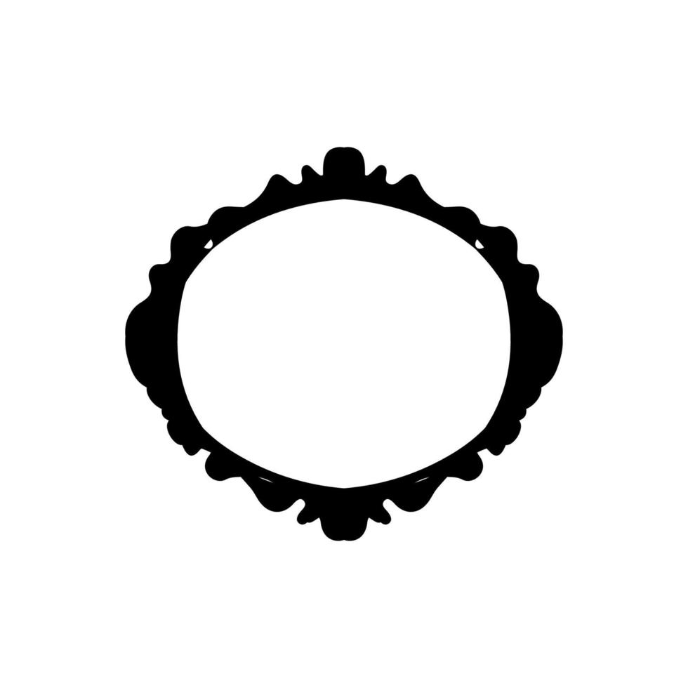 Text frame icon. Simple style big sale poster background symbol. logo design element. T-shirt printing. Vector for sticker.