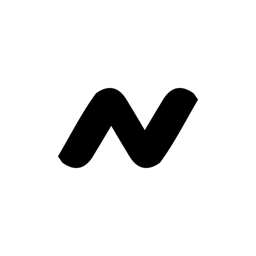 n icono. estilo simple n símbolo de fondo del cartel de la empresa. elemento de diseño del logotipo de la marca n. n impresión de camisetas. vector para pegatina.