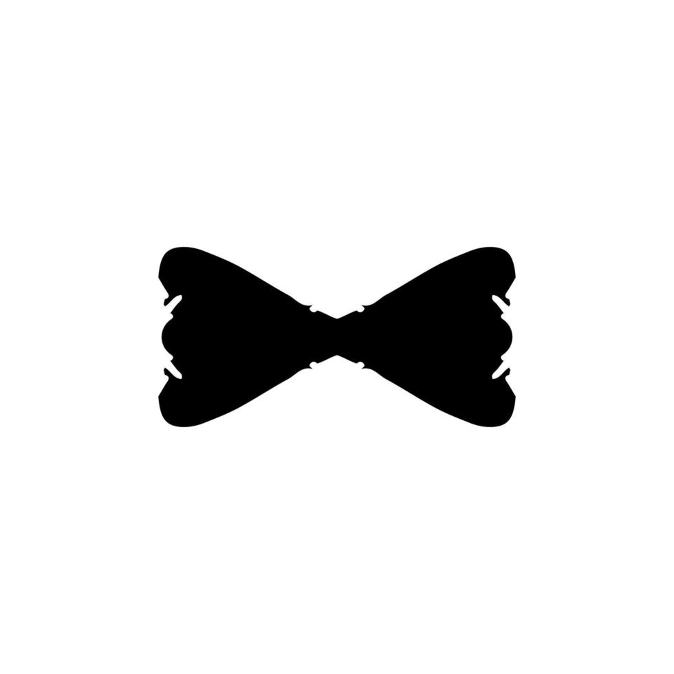 Bow tie icon. Simple style man fashion poster background symbol. Bow tie text frame. Bow tie logo design element. Bow tie t-shirt printing. Vector for sticker.