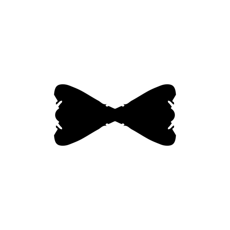 Bow tie icon. Simple style man fashion poster background symbol. Bow tie text frame. Bow tie logo design element. Bow tie t-shirt printing. Vector for sticker.