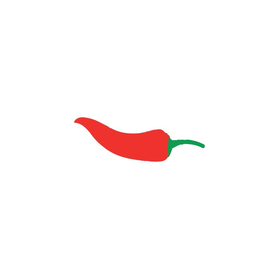 Chili pepper icon. Simple style spice big sale poster background symbol. Chili pepper brand logo design element. Chili pepper t-shirt printing. Vector for sticker.