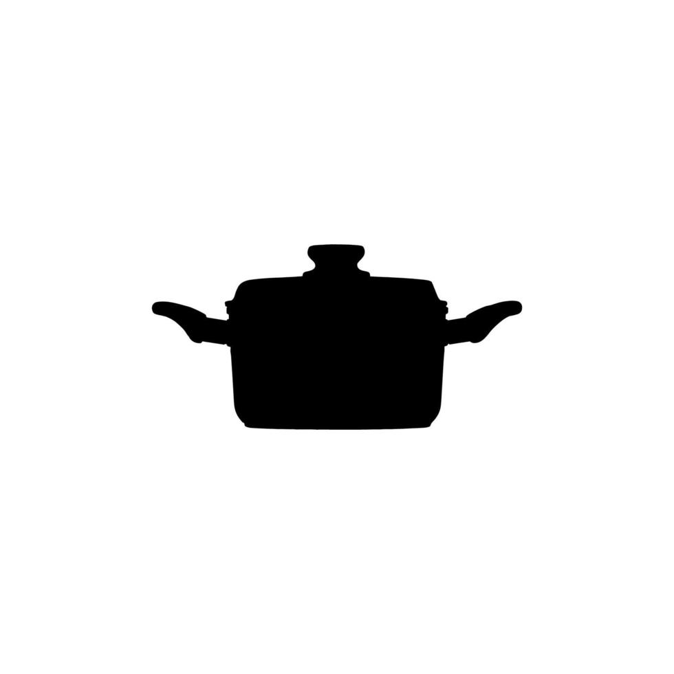 Cooking pan icon. Simple style restaurant big sale poster background symbol. Cooking pan brand logo design element. Cooking pan t-shirt printing. Vector for sticker.